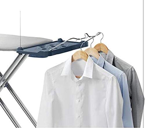 Extra-Wide Ironing Board with Retractable Shoulder Wings & Adjustable Height – Cotton Cover