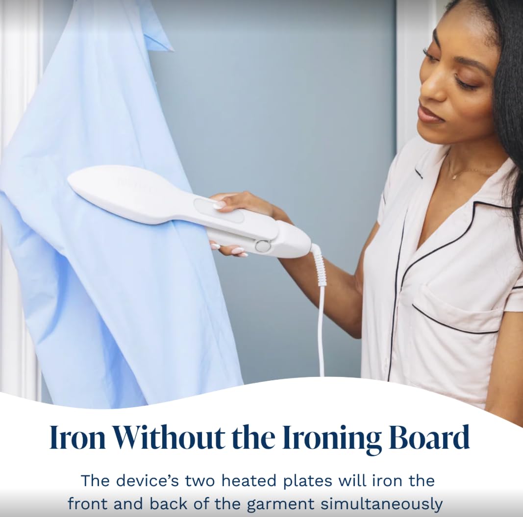 Compact Travel Steam Iron with 6 Fabric Settings – Handheld & Easy to Use
